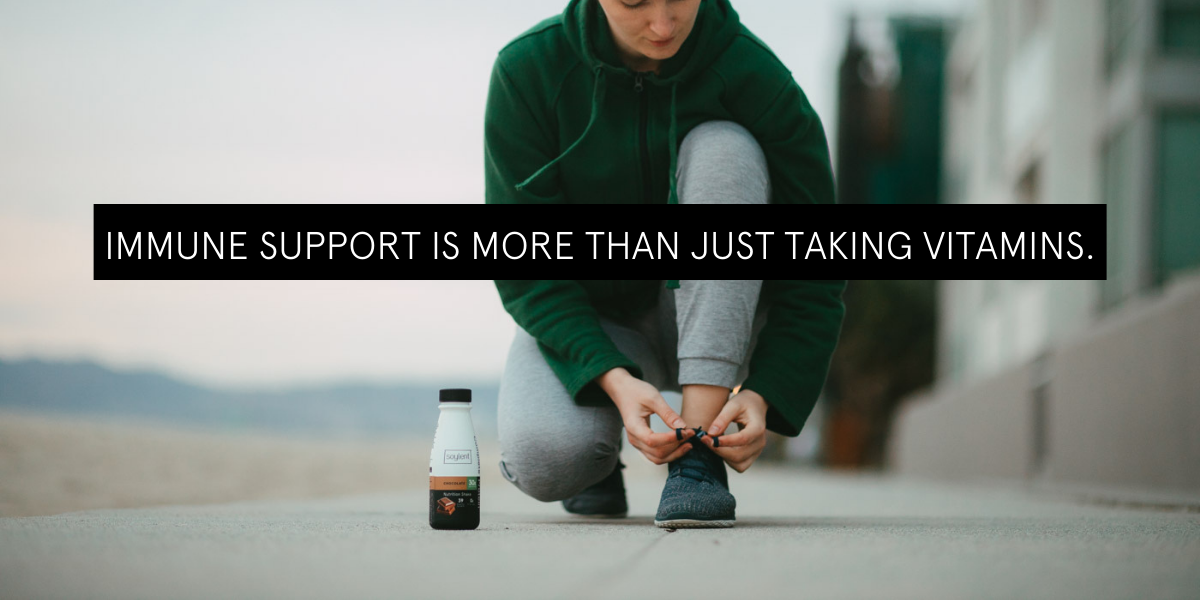 Immune support is more than just taking vitamins.