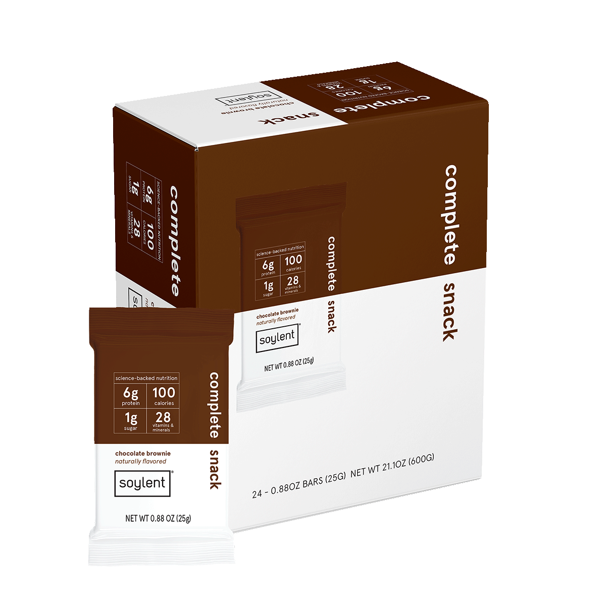 Soylent complete snack - chocolate brownie