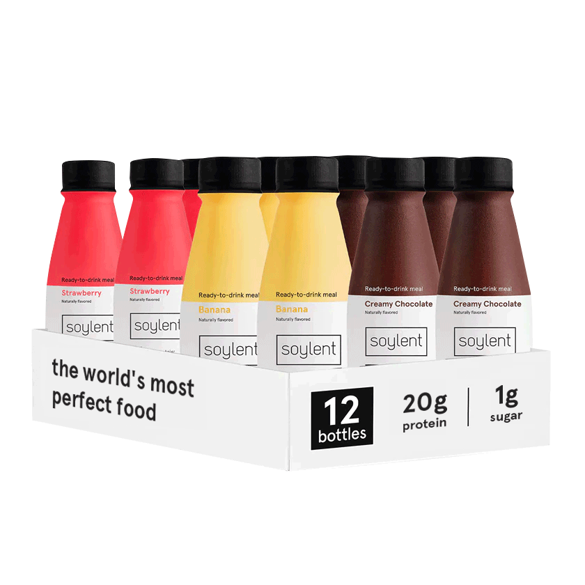 Soylent complete meal banana split variety pack