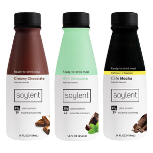 Soylent complete meal chocolate lover's 36 bottle bundle